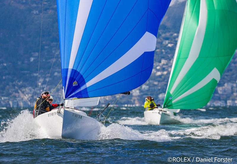 Day 1 of the Rolex Big Boat Series in San Francisco photo copyright Daniel Forster / Rolex taken at St. Francis Yacht Club and featuring the J70 class