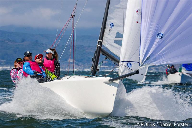 Day 1 of the Rolex Big Boat Series in San Francisco photo copyright Daniel Forster / Rolex taken at St. Francis Yacht Club and featuring the J70 class