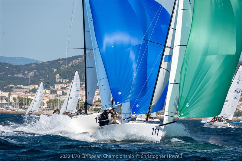 J/70 European Championship at COYCH Hyeres - Day 4 photo copyright Christopher Howell taken at COYCH Hyeres and featuring the J70 class