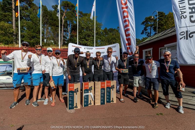 Grundig J/70 Nordic Championships photo copyright Pepe Korteniemi taken at  and featuring the J70 class