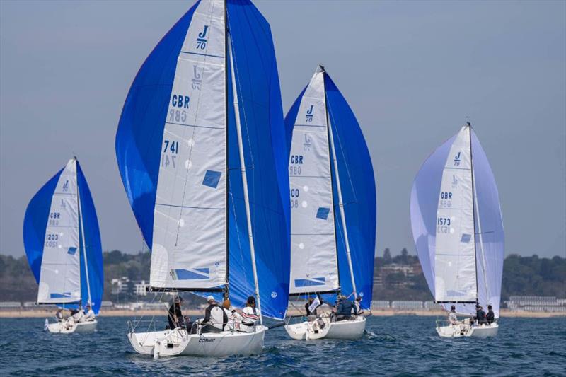 J70s competing at the International Paint Poole Regatta - photo © Ian Roman / www.ianroman.com