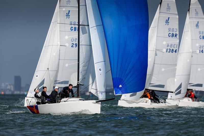 2022 Hamble Winter Series week 1 photo copyright Paul Wyeth / www.pwpictures.com taken at Hamble River Sailing Club and featuring the J70 class