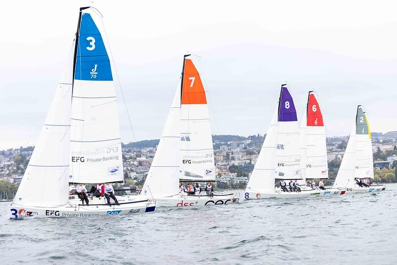 2022 Women's J/70 SAILING Champions League regatta photo copyright PatrickTho¨ni taken at  and featuring the J70 class