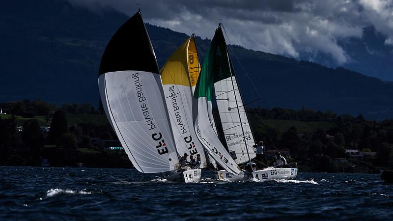 Swiss Sailing Super League ACT IV/2022 Final - Versoix photo copyright Gwidon Libera taken at Club Nautique de Versoix and featuring the J70 class