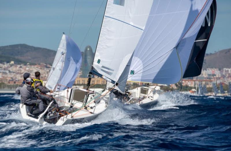 Barcelona J/70 Winter Series Act V photo copyright Óscar Torrades–Torveo taken at  and featuring the J70 class