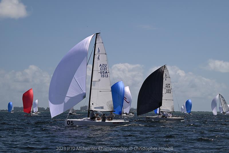2023 J/70 Midwinters Championship photo copyright Christopher Howell taken at  and featuring the J70 class