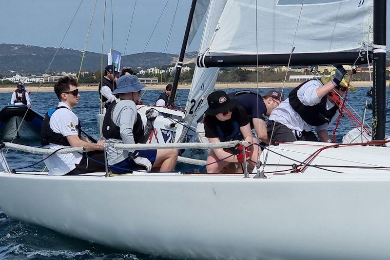 University of Strathclyde Sailing Club compete in first 2023 event in the Sailing Champions League photo copyright Prow Group / Sailing Champions League taken at Vilamoura Sailing and featuring the J70 class