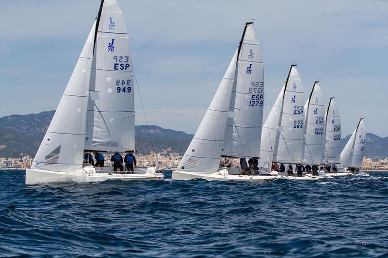 First regatta for the J/70 class at the Trofeo Princesa Sofía photo copyright Laura G. Guerra taken at Real Club Náutico de Palma and featuring the J70 class