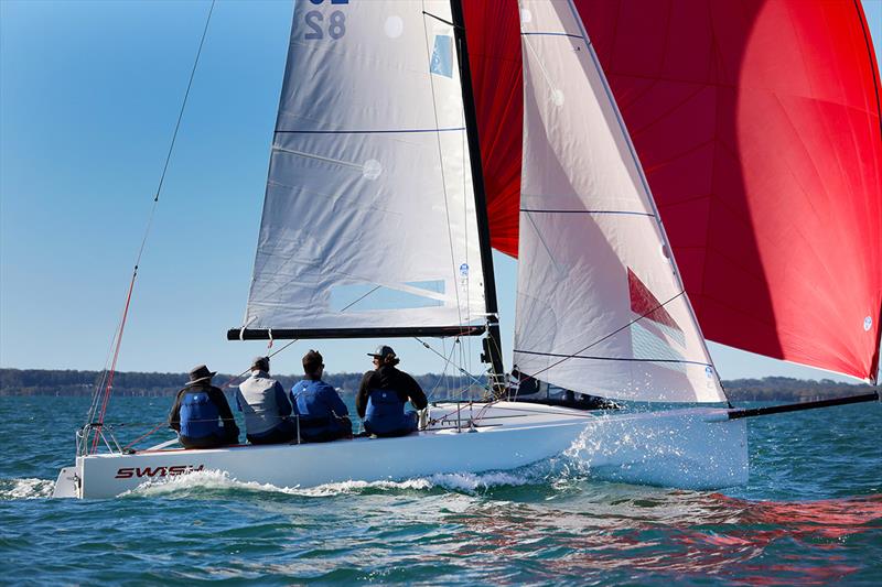 Leading J70 Swish - Sail Port Stephens Bay Series, Day 2 - photo © Promocean Media