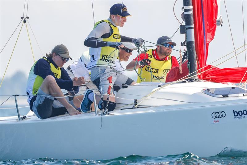 Last year's J/70 winners around Carsten Kemmling expect strong competition at Kiel Week photo copyright Christian Beeck / Kieler Woche taken at Kieler Yacht Club and featuring the J70 class