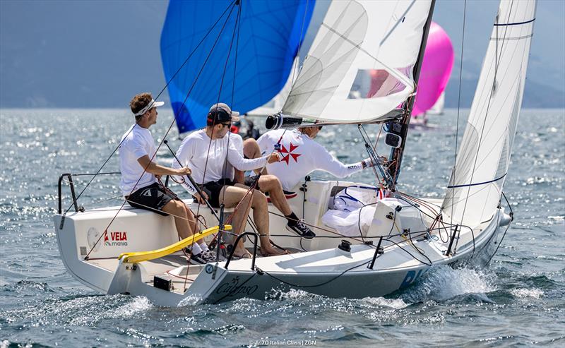 Calypso Plastic Pledge by Jonathan Calascione, leader after day 1 -  J/70 Corinthian World Cup - photo © J/70 Italian Class | ZGN