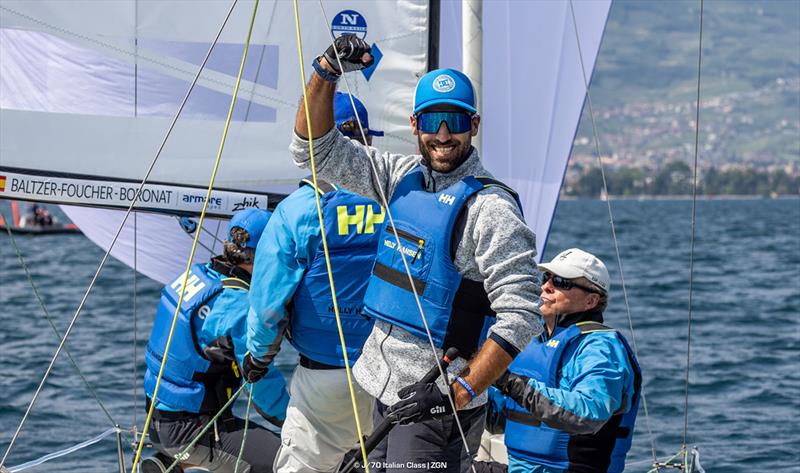 Let It Be by Marcelo Baltzer Foucher, Race 2 winner - J/70 Corinthian World Cup - Day 1 photo copyright J/70 Italian Class | ZGN taken at Fraglia Vela Riva and featuring the J70 class