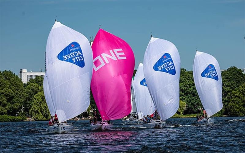 Women's J/70 HELGA Cup 2023 photo copyright Sven Jürgensen taken at Hamburger Segel-Club and featuring the J70 class