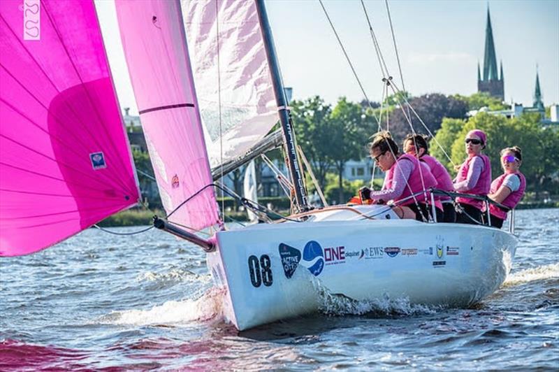 Women's J/70 HELGA Cup 2023 photo copyright Sven Jürgensen taken at Hamburger Segel-Club and featuring the J70 class