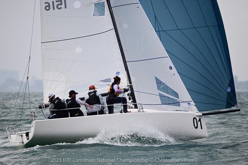 2023 J/70 Corinthian National Championship - Day 3 photo copyright Christopher Howell taken at  and featuring the J70 class