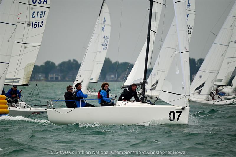 2023 J/70 Corinthian National Championship - Day 3 photo copyright Christopher Howell taken at  and featuring the J70 class
