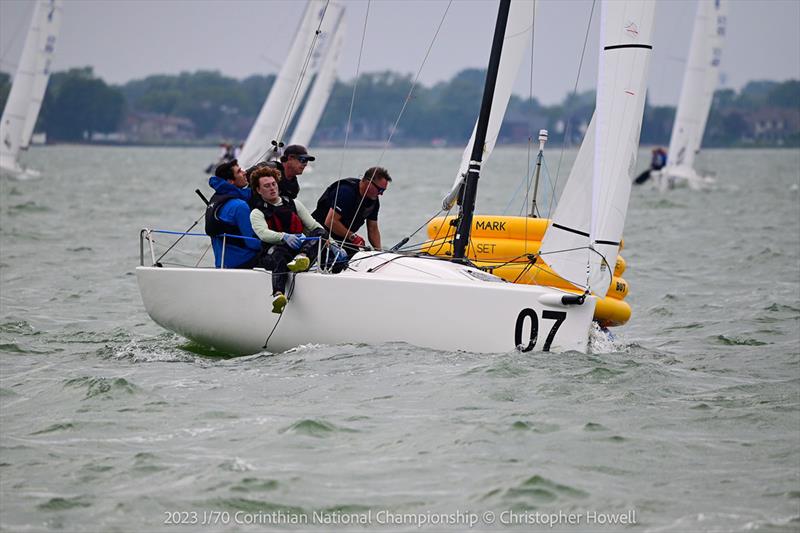 2023 J/70 Corinthian National Championship - Day 3 photo copyright Christopher Howell taken at  and featuring the J70 class