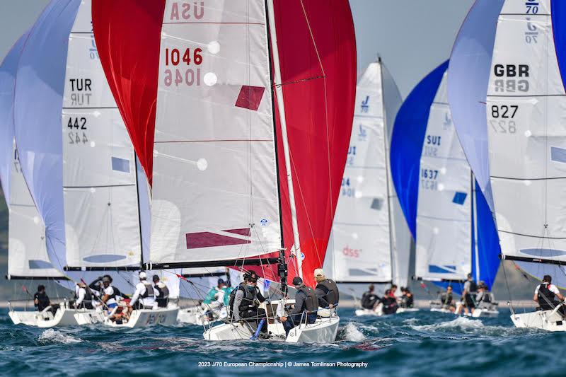 2023 J/70 European Championship - Even the Americans have had to fight their way from deep in the pack - photo © James Tomlinson