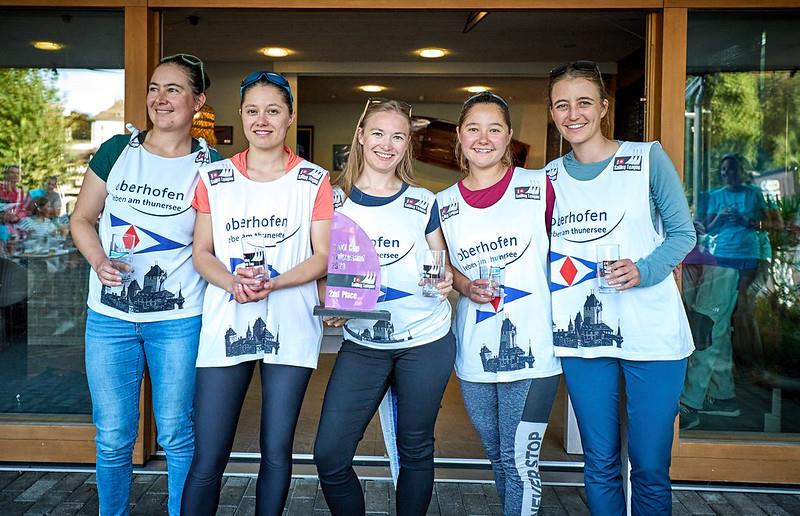 Regattaclub Oberhofen, second place - Swiss Sailing League Heidi Cup Switzerland 2023 photo copyright Gwidon Libera taken at  and featuring the J70 class