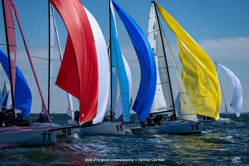 2023 J/70 World Championship - Day 2 - photo © Hannah Lee Noll