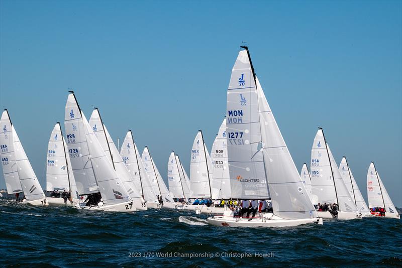 2023 J/70 World Championship - Day 3 - photo © Hannah Lee Noll