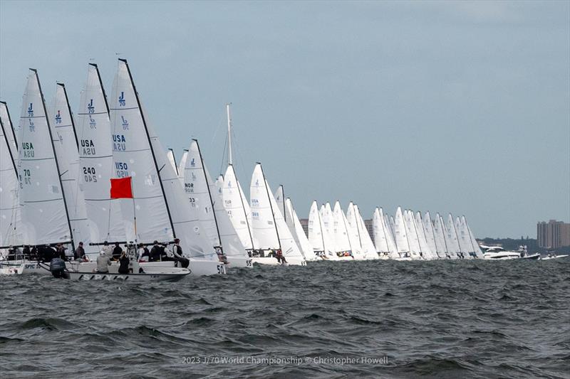 2023 J/70 World Championship Day 4 - photo © Christopher Howell