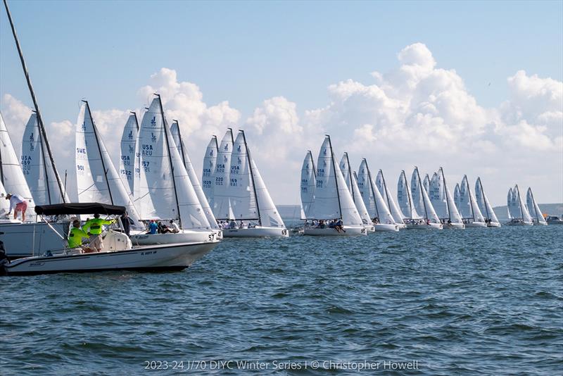 2023/2024 DIYC J 70 Winter Series 1 photo copyright Christopher Howell taken at Davis Island Yacht Club and featuring the J70 class