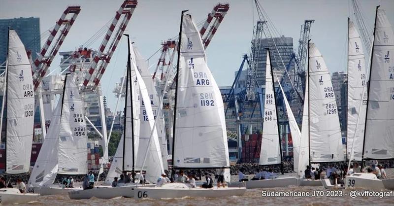 J/70 South American Championship photo copyright KVF Fotografia taken at Yacht Club Argentino and featuring the J70 class