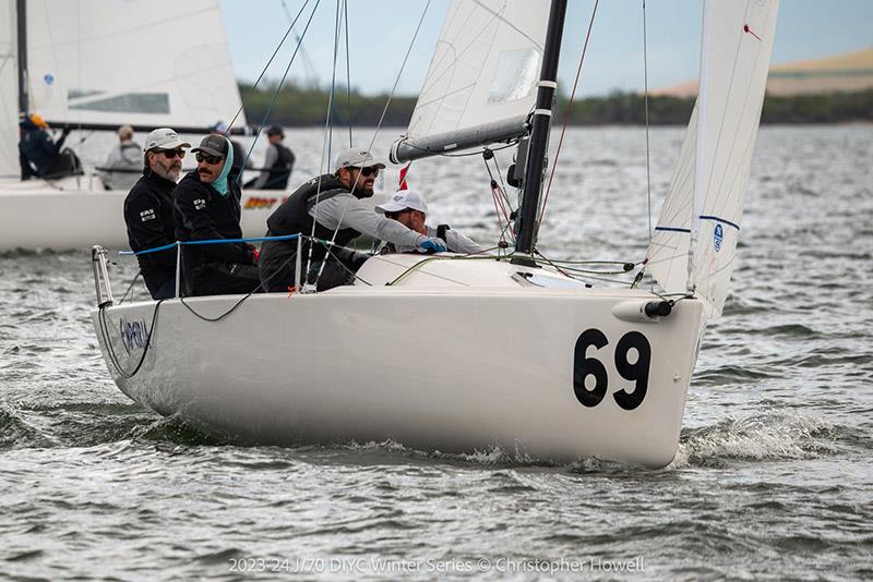 2023/2024 DIYC J 70 Winter Series 2 photo copyright Christopher Howell taken at Davis Island Yacht Club and featuring the J70 class