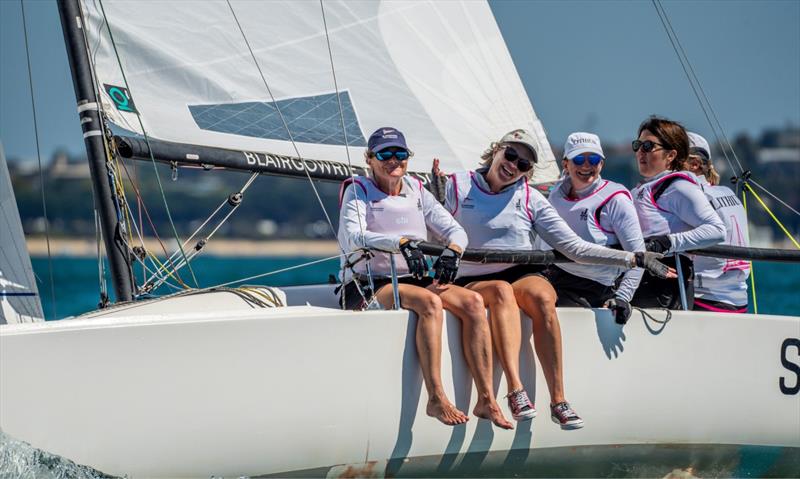 Sara Lloyd and her team raced as part of Team Lithium - 2024 Women's Sportsboat Regatta day 1 - photo © Alex Dare / Down Under Sail