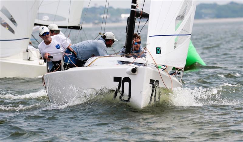 The City of Charleston Trophy winner Doug Newhouse - Charleston Race Week at Patriots Point photo copyright Priscilla Parker / CRW 2024 taken at Charleston Yacht Club and featuring the J70 class