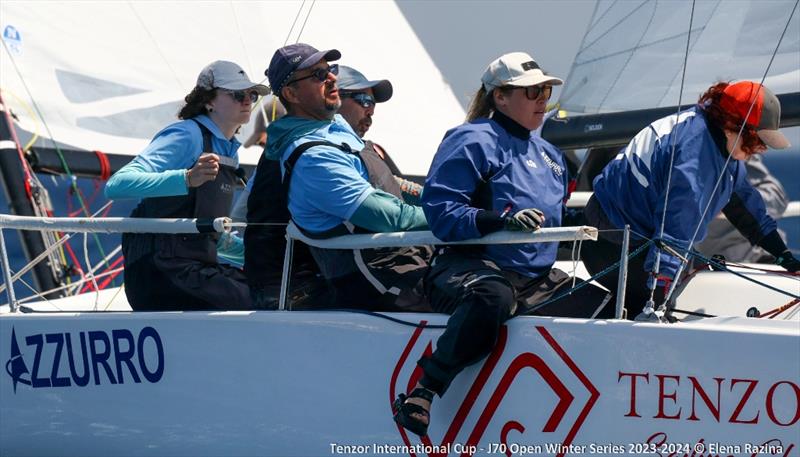 Tenzor International Cup - J/70 Open Winter Series 2023-2024 photo copyright Elena Razina taken at  and featuring the J70 class