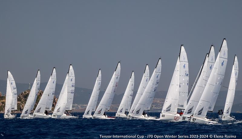 Tenzor International Cup - J/70 Open Winter Series 2023-2024 photo copyright Elena Razina taken at  and featuring the J70 class