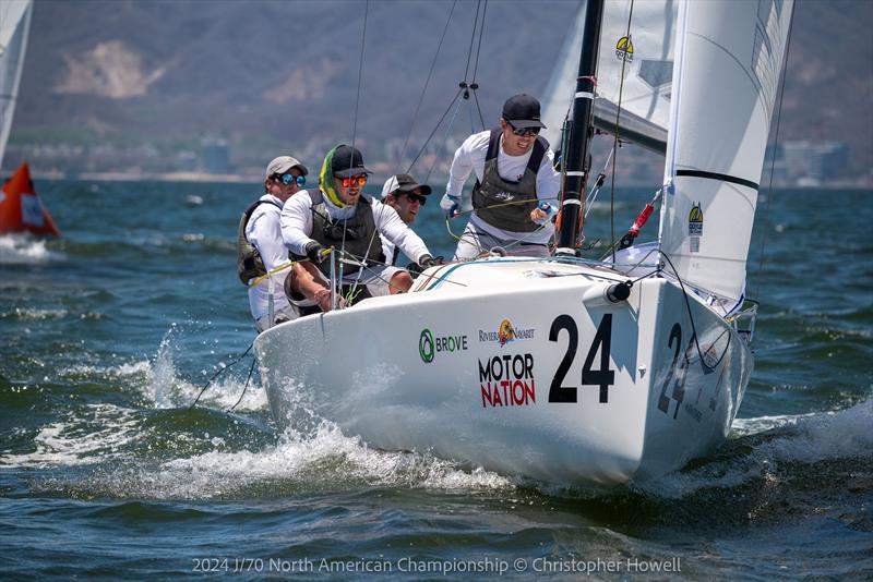 2024 J70 North American Championships photo copyright Christopher Howell taken at Vallarta Yacht Club and featuring the J70 class