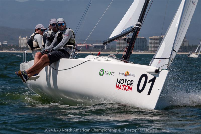 2024 J70 North American Championships - Day 2 photo copyright Christopher Howell taken at Vallarta Yacht Club and featuring the J70 class
