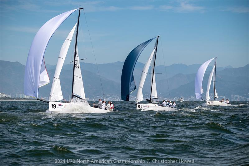2024 J70 North American Championships - Day 2 photo copyright Christopher Howell taken at Vallarta Yacht Club and featuring the J70 class