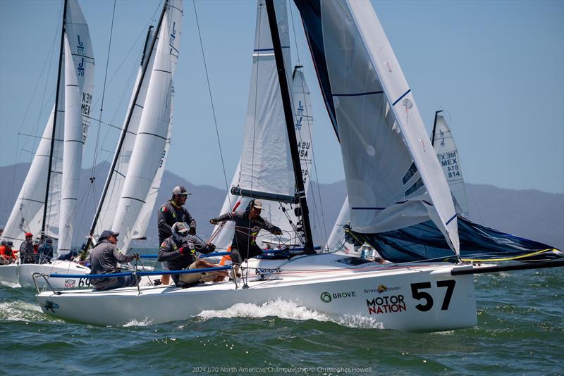 2024 J70 North American Championships - Day 3 photo copyright Christopher Howell taken at Vallarta Yacht Club and featuring the J70 class