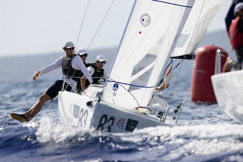 Marnatura (ESP)  on day 3 of the Sandberg Estates J/70 Worlds in Palma photo copyright SailingShots by María Muiña taken at Real Club Náutico de Palma and featuring the J70 class