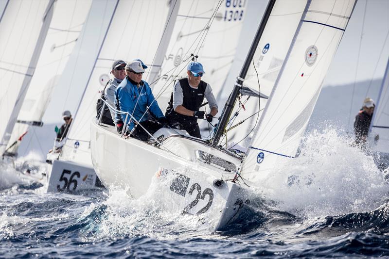 Let it be (ESP) on day 4 of the Sandberg Estates J/70 Worlds in Palma photo copyright SailingShots by María Muiña taken at Real Club Náutico de Palma and featuring the J70 class
