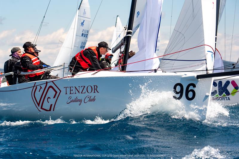 Tenzor International Cup Stage 5 Day 1 photo copyright SeaYou Agency taken at Tenzor Sailing Club and featuring the J70 class