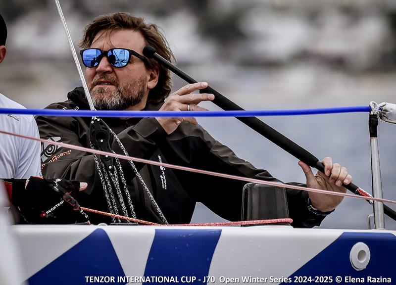 Tenzor International Cup Stage 5 Day 2 photo copyright Elena Razina taken at Tenzor Sailing Club and featuring the J70 class