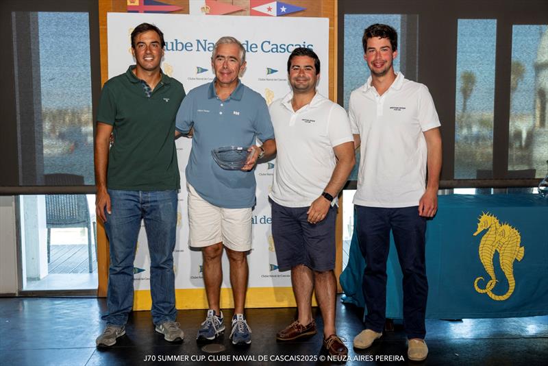 2025 Cascais J/70 Summer Cup - winners - photo © Neuza Aires Pereira / Clube Naval de Cascais
