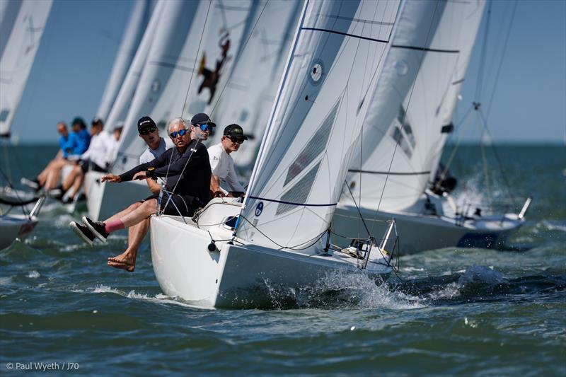 Sardonyx during the J/70 Grand Slam 4 at the Royal Yacht Squadron - photo © Paul Wyeth / www.pwpictures.com