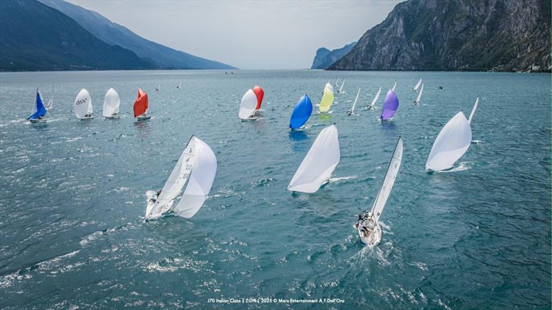 J/70 Cup 2025 photo copyright J/70 Italian Class / Andrea Francesca Dall'Ora / Mars Entertainment taken at Fraglia Vela Riva and featuring the J70 class