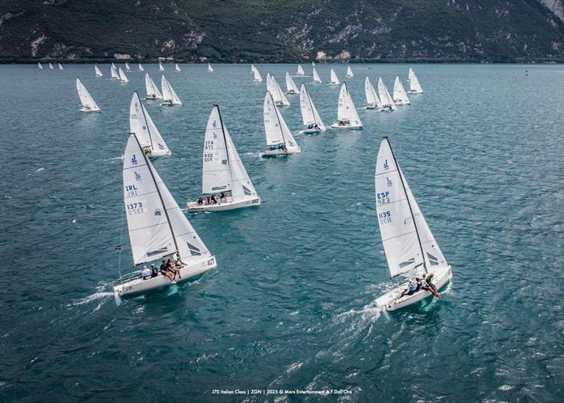 J/70 Cup 2025 photo copyright J/70 Italian Class / Andrea Francesca Dall'Ora / Mars Entertainment taken at Fraglia Vela Riva and featuring the J70 class
