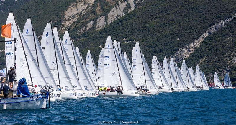 J/70 Cup 2025 photo copyright J/70 Italian Class / Zerogradinord taken at Fraglia Vela Riva and featuring the J70 class