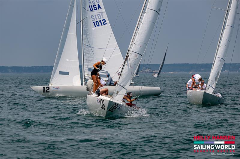 Helly Hansen Sailing World Regatta Marblehead photo copyright Walter Cooper taken at Boston Yacht Club and featuring the J70 class