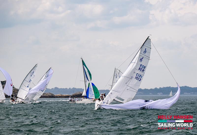 Helly Hansen Sailing World Regatta Marblehead photo copyright Walter Cooper taken at Boston Yacht Club and featuring the J70 class
