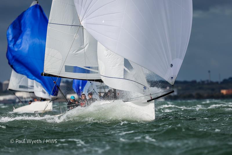 Hamble Winter Series 2025 Race Week 1 photo copyright Paul Wyeth / www.pwpictures.com taken at Hamble River Sailing Club and featuring the J70 class