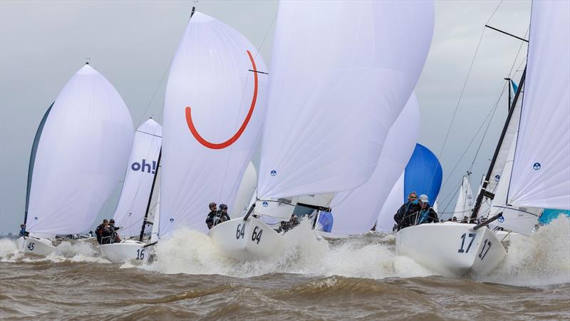 2025 J/70 World Championship - Day 2 photo copyright Matias Capizzano taken at Yacht Club Argentino and featuring the J70 class